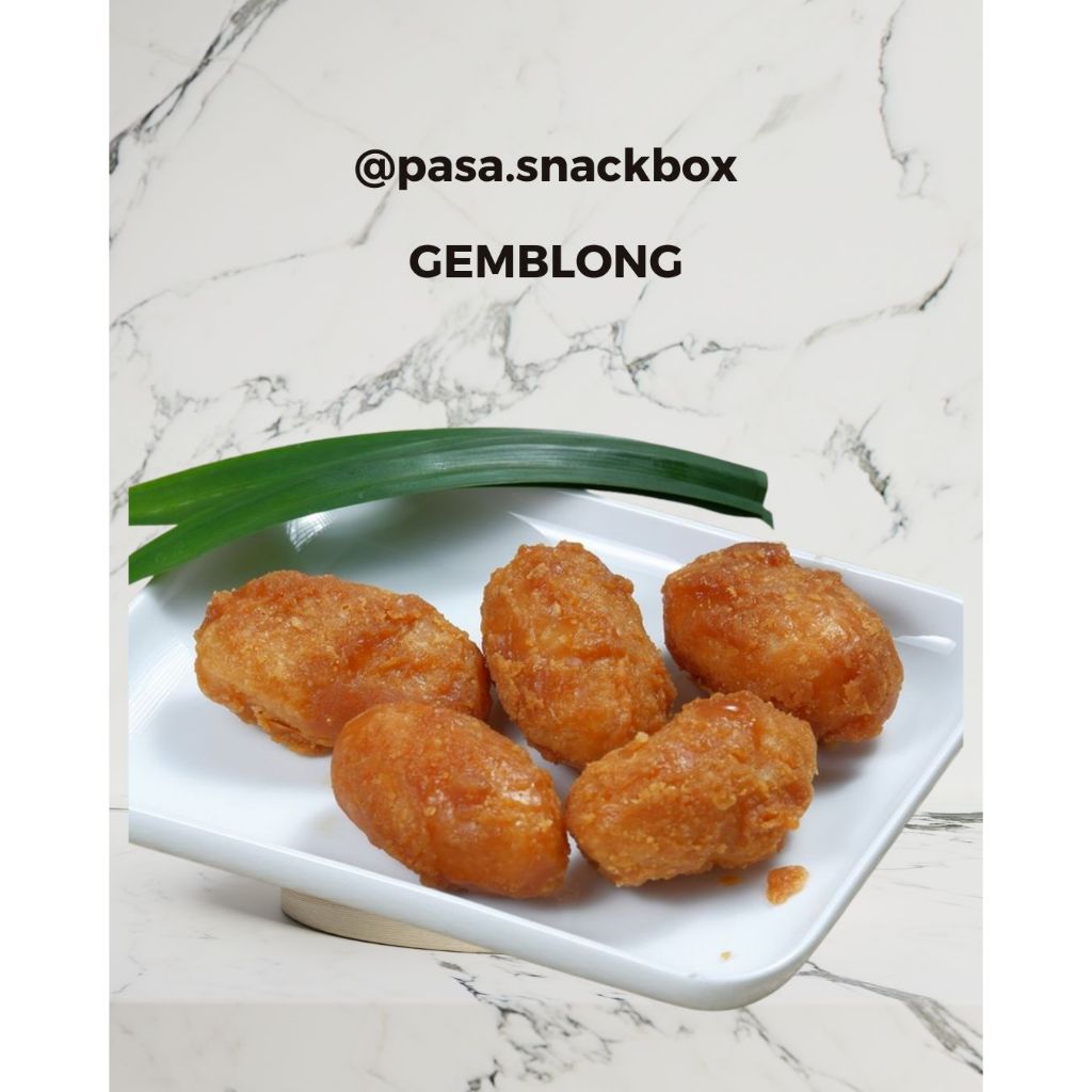 Gemblong Singkong - PASA Snack Box, Jajanan Tradisional, Snack meeting, Arisan, Hampers, Jajanan Pas
