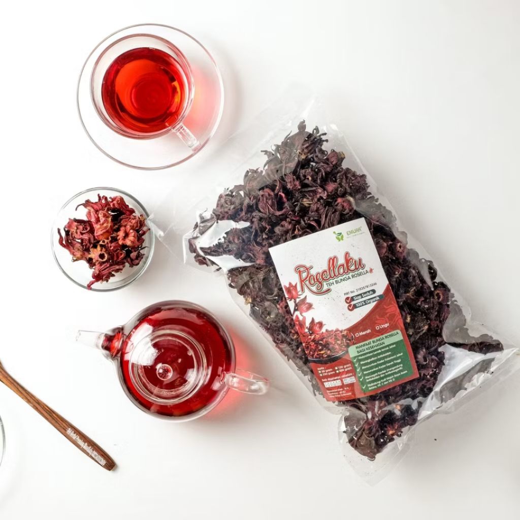 

Emura Teh Bunga Rosella Merah 100G/Obat Kolestrol/Obat Diabetes / Rosela merah/Hibicus tea/Obat Diet