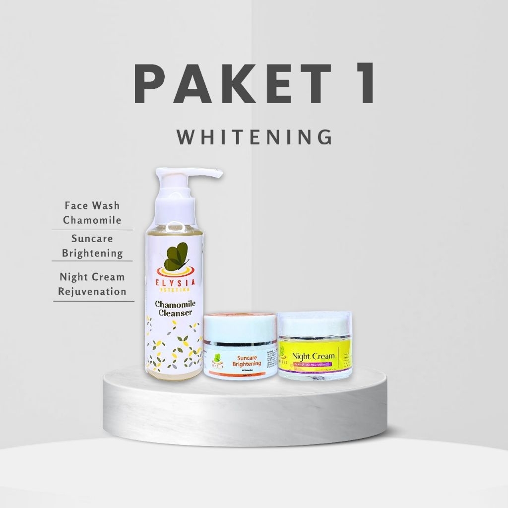 Elysia Estetika Paket 1 Whitening Cleanser Chamomile