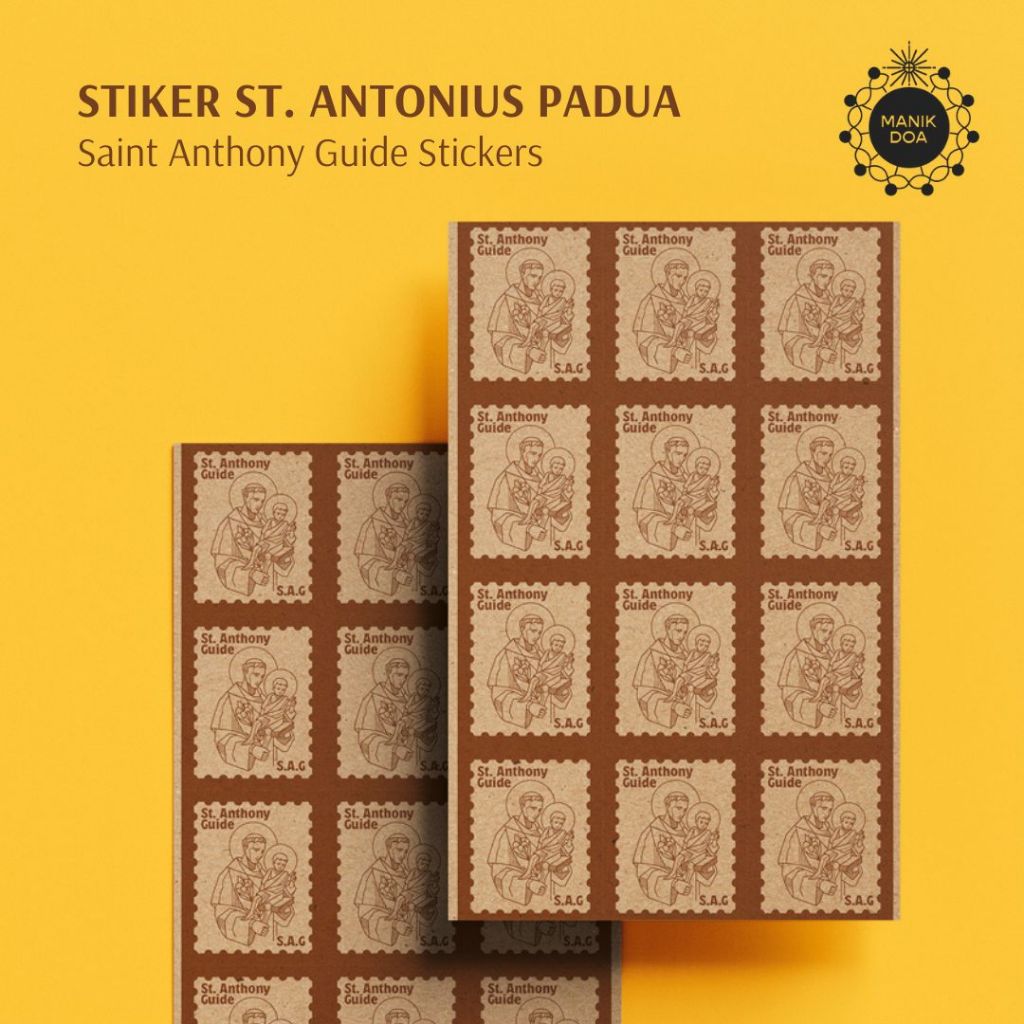 

St. Anthony Guide (SAG) Stickers | Stiker Santo Antonius Pelindung Barang Hilang