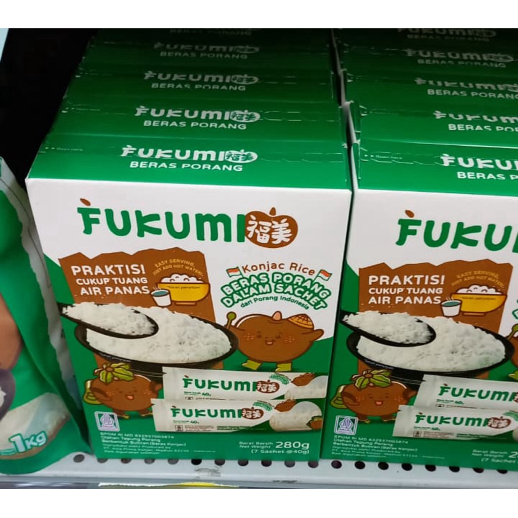 

FUKUMI beras konjac 280gram box