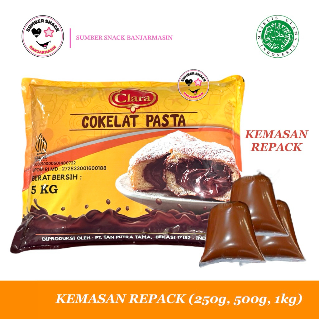 

Clara Cokelat Pasta (Kemasan Repack) (200g, 500g, 1kg)