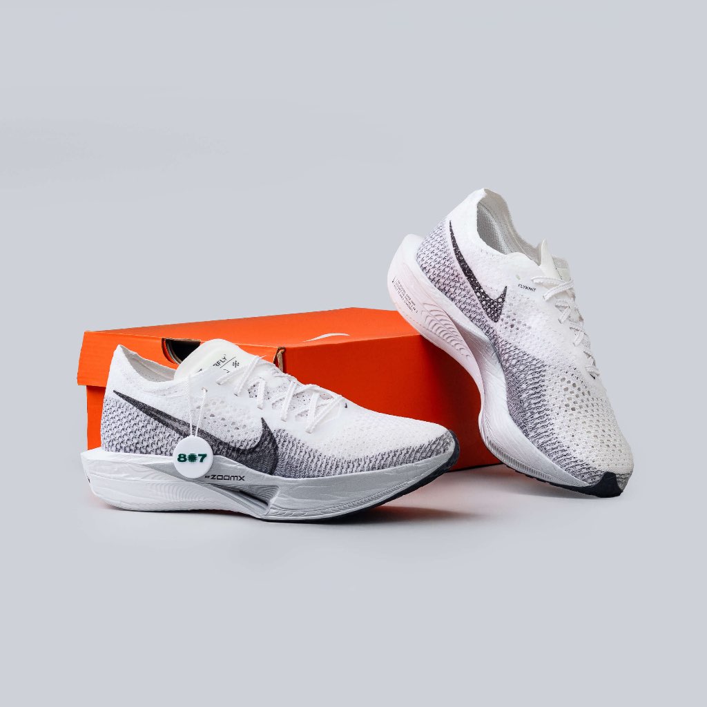 Nike ZoomX Vaporfly 3 White Particle Grey