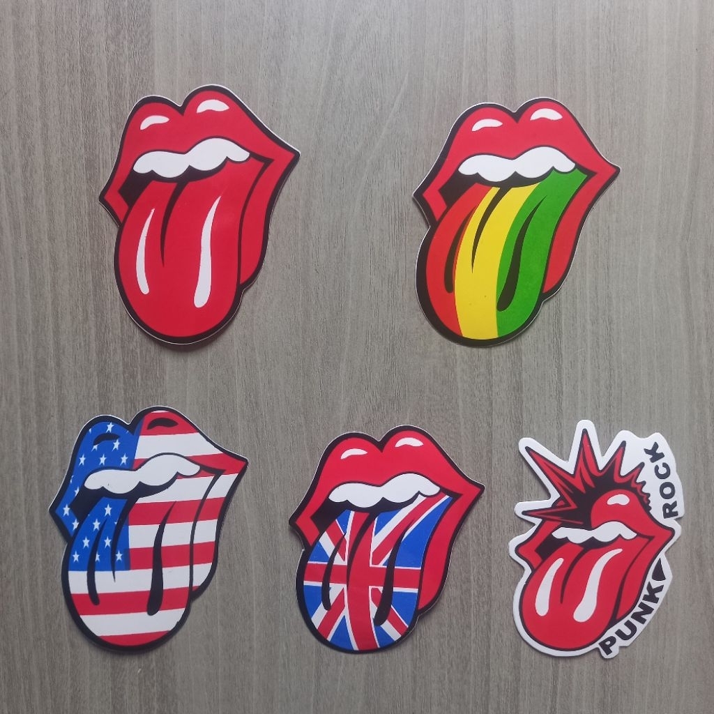 

STIKER ROLLING S .T. O. N. E. S VINYL UKURAN KECIL