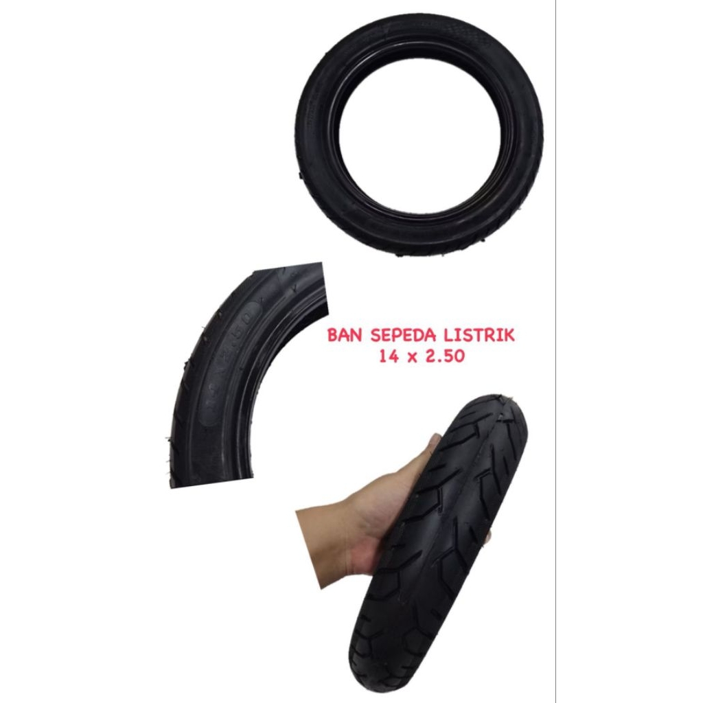 BAN SEPEDA LISTRIK 14x2.50