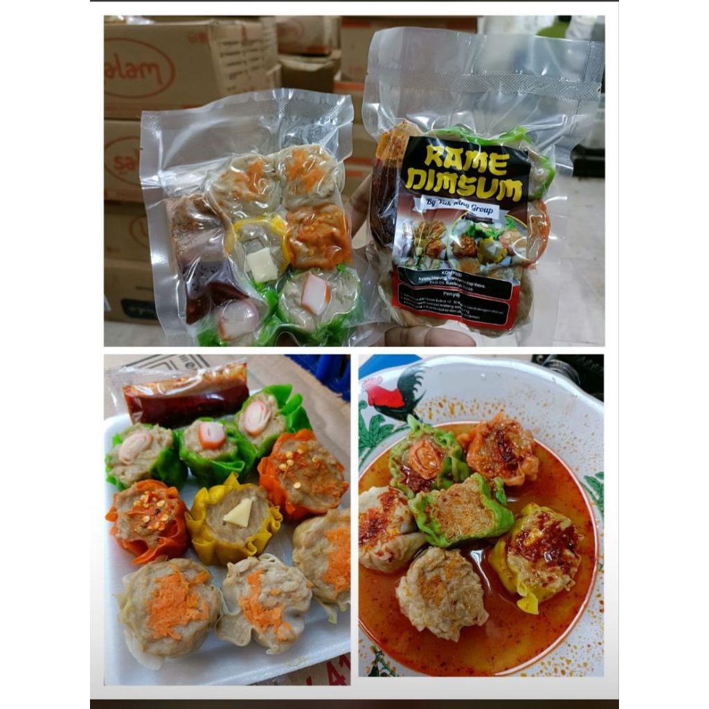 

Dimsum rame yukning isi 4 free chili oil