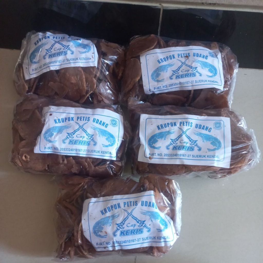 

KERUPUK PETIS KERIS 1KG ISI 5