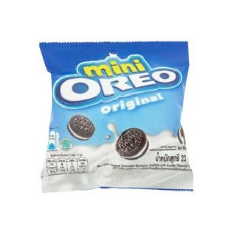 

Oreo Mini 20.4gr – Biskuit Mini Cokelat Isi Krim | Varian Rasa: Chocolate & Vanilla