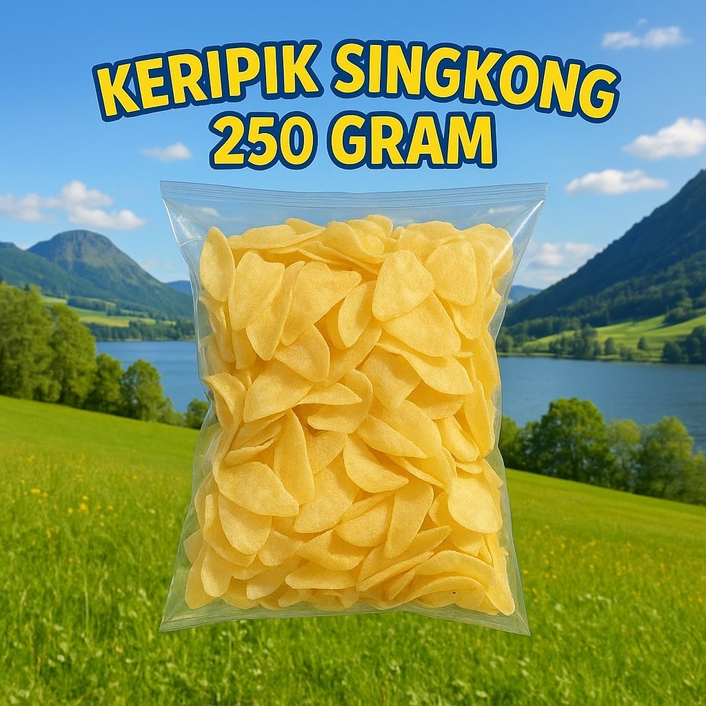 

Keripik Singkong Renyah 250 Gram – Camilan Gurih Tradisional dengan Cita Rasa Khas Indonesia