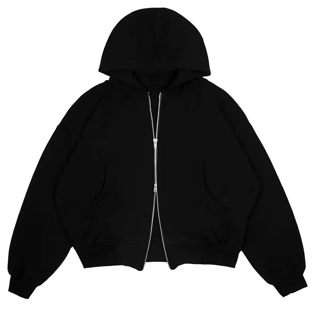 DIXICO Jaket Sweater HOODIE DOUBLE ZIPPER UNISEX POLOS