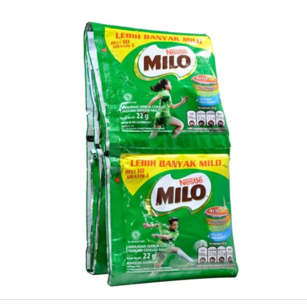 

milo Sachet 10 renceng
