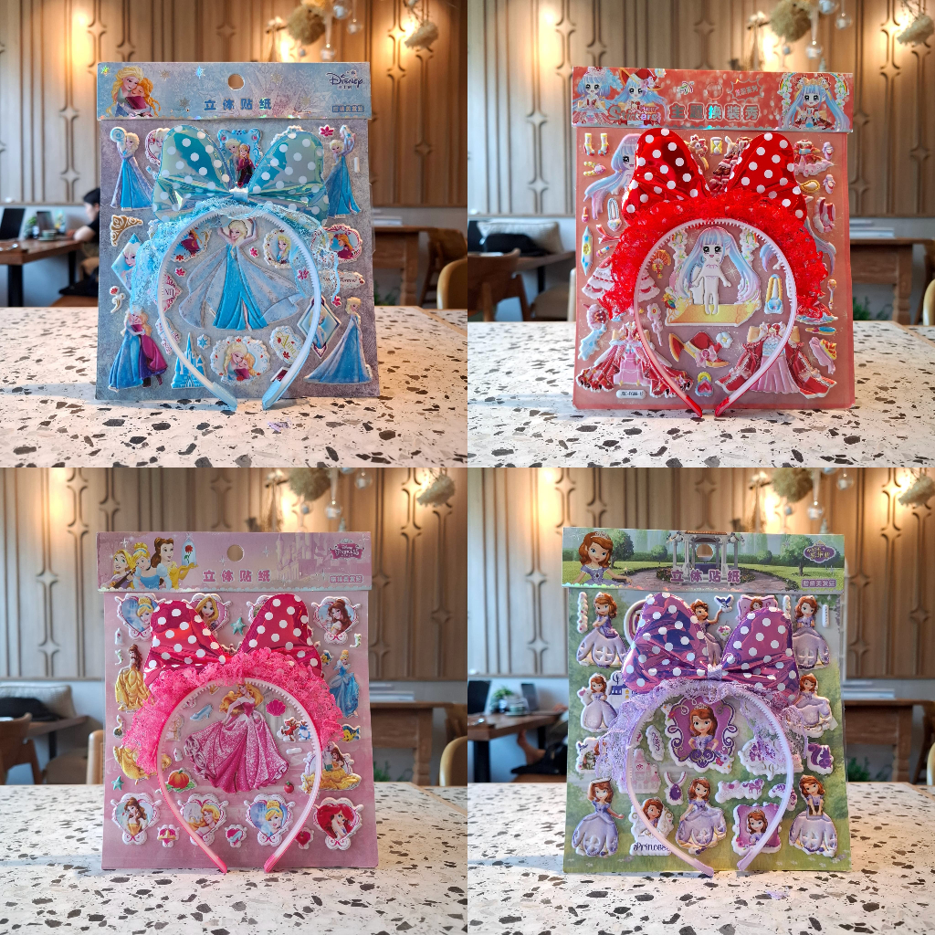 

[JBE-FG99] Stiker Bando Gambar Tempel Sticker Timbul Anak Karakter Kartun Disney Princess Sophia