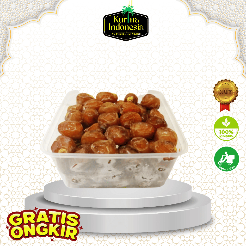 

Kurma Sukari 1kg Premium Kemasan Thinwall Best Quality - Kurma Indonesia
