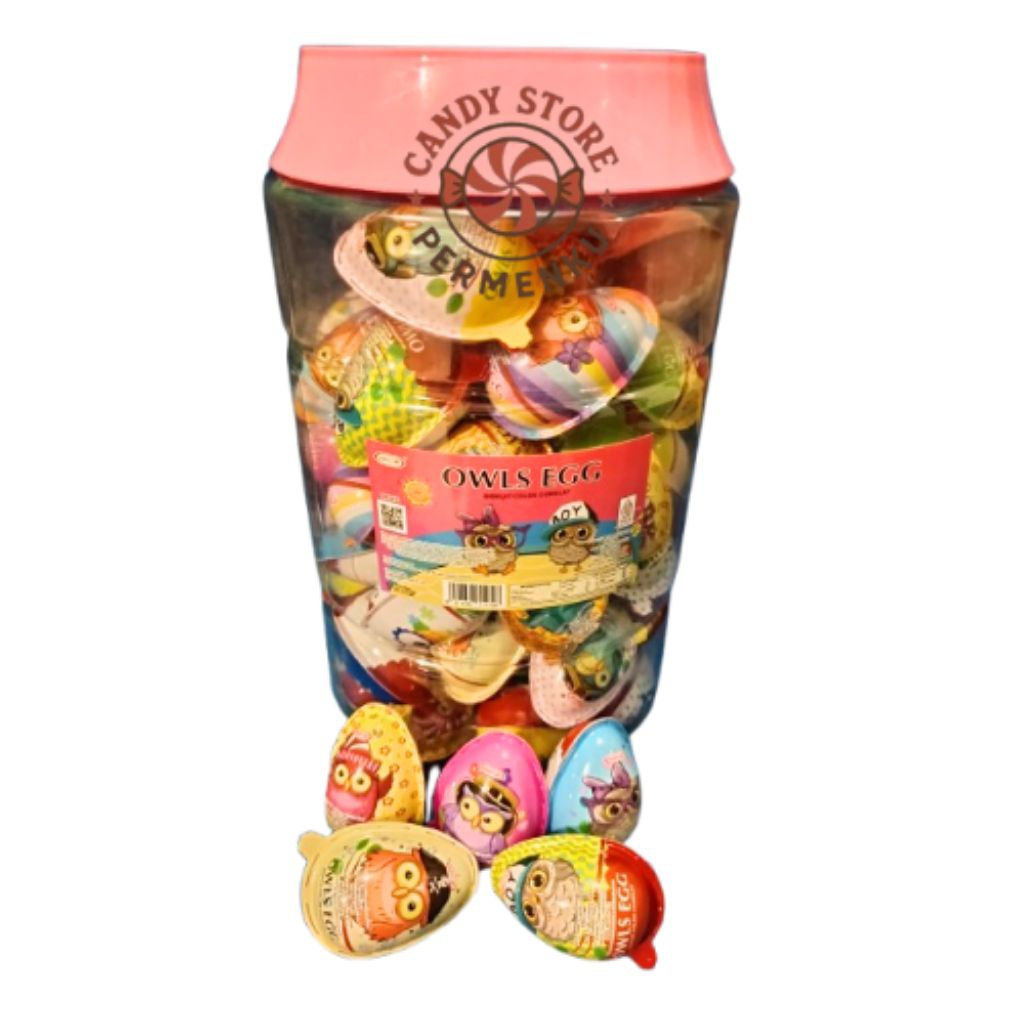 

Owls Egg Compound Toples (isi 60pcs) Telur Warna Warni
