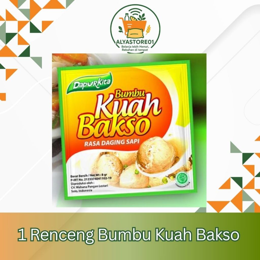 

BUMBU KUAH BAKSO 12 SACHET DAPUR KITA