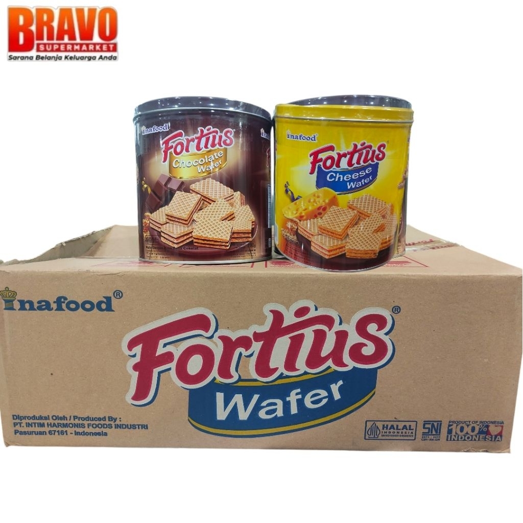 

INAFOOD FORTIUS DOS WAFER Kaleng Chocolate || Cheese 290g