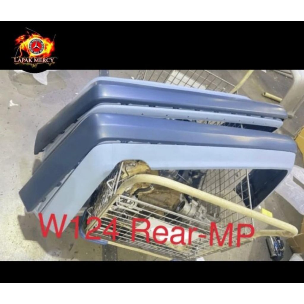 bumper belakang mobil mercy W124 masterpiece new taiwan