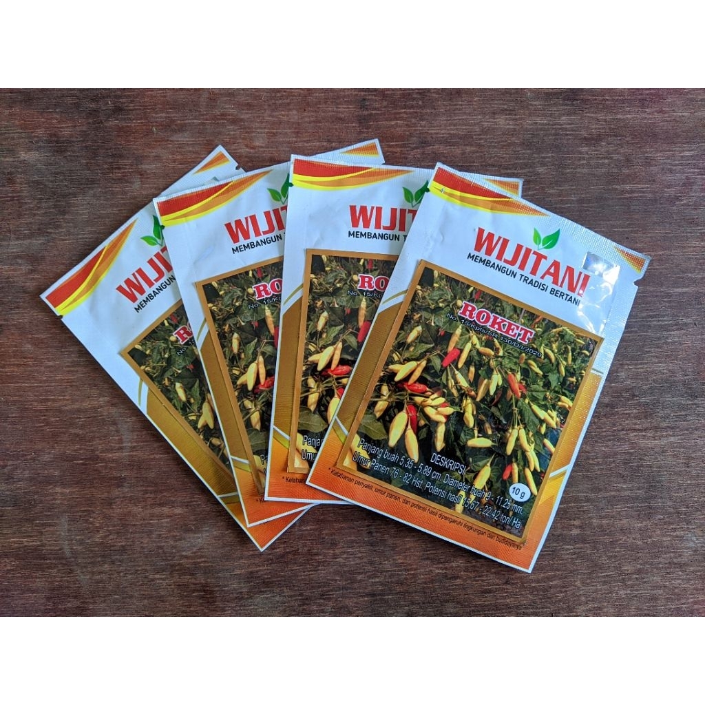 Benih Cabe Roket 10gr Original Wijitani