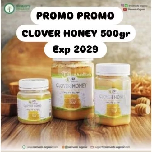 

PROMO CLOVER HONEY 500GR EXP 2029 ORI HDI
