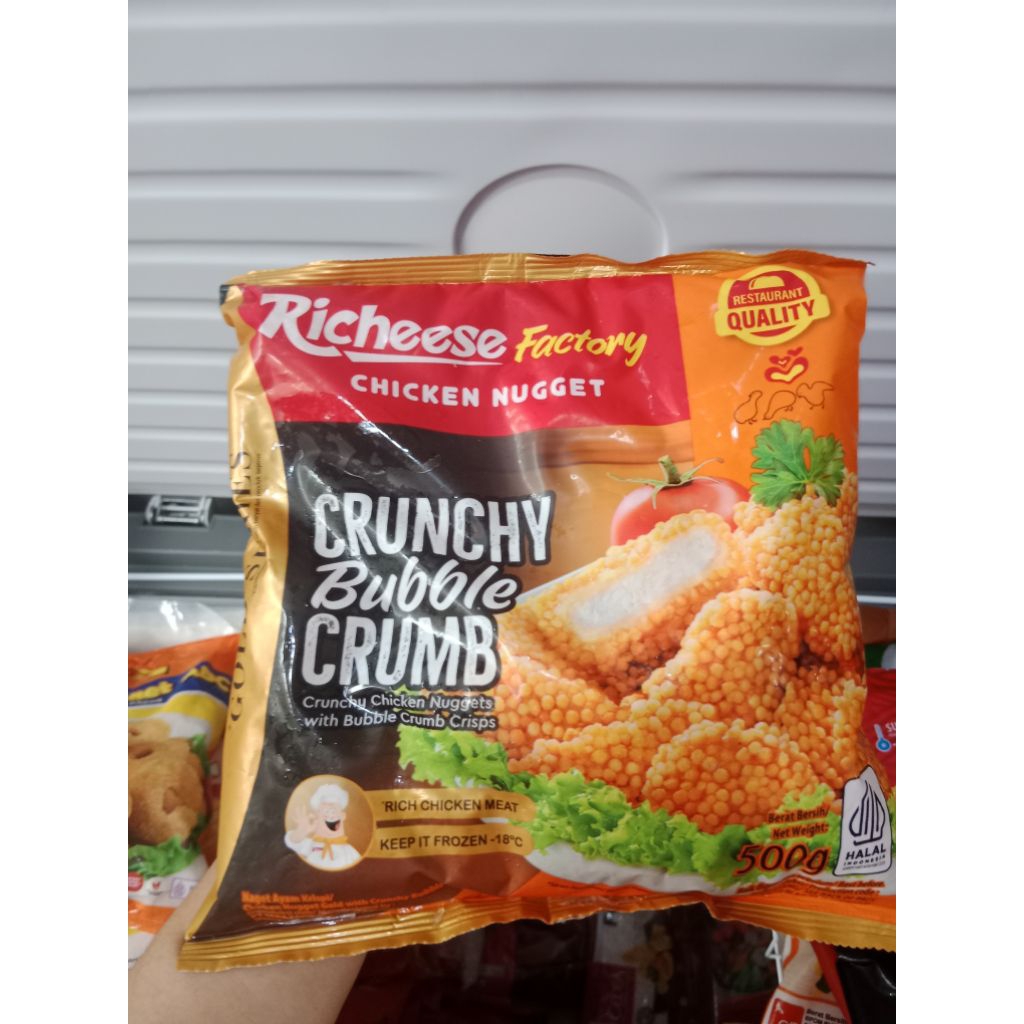 

richeese f crunchy bubble crumb 500gr