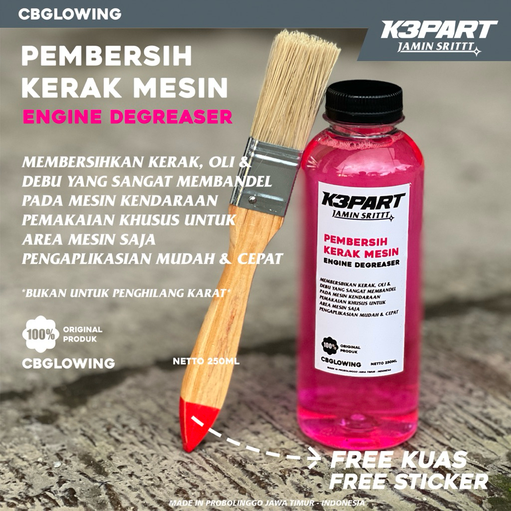PEMBERSIH KERAK KOTORAN MESIN ENGINE DEGREASER PENGHILANG KERAK MESIN MOTOR MOBIL PEMBERSIH MESIN MO