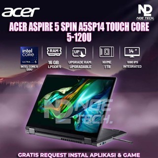 Acer Aspire 5 Spin A5SP14 Touch Core 5-120U