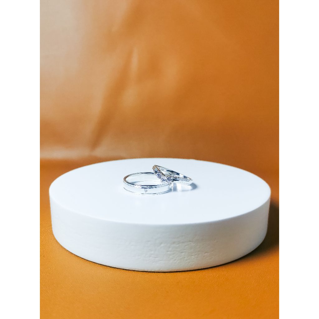 Cincin Perak Custom Nama | Hadiah | Tunangan | Couple | Anniversary