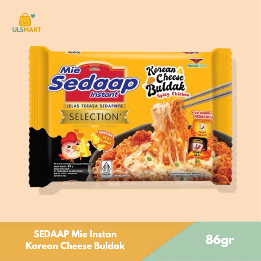 SEDAAP Mie Instan Korean Cheese Buldak
