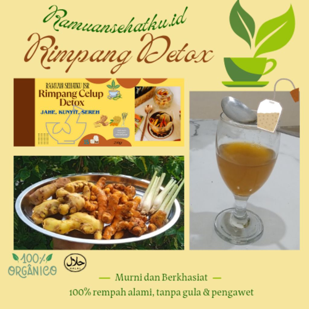 

JAMU SEDUH RIMPANG JSR RAMUAN HERBAL KUNYIT JAHE SEREH