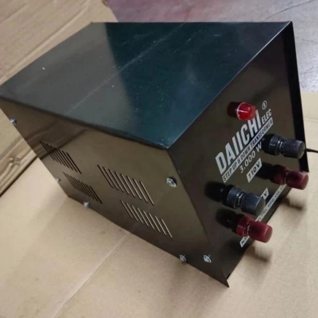 DAIICHI Trafo Step Down/Up AC 220V to 110V 3000Watt / 3000VA