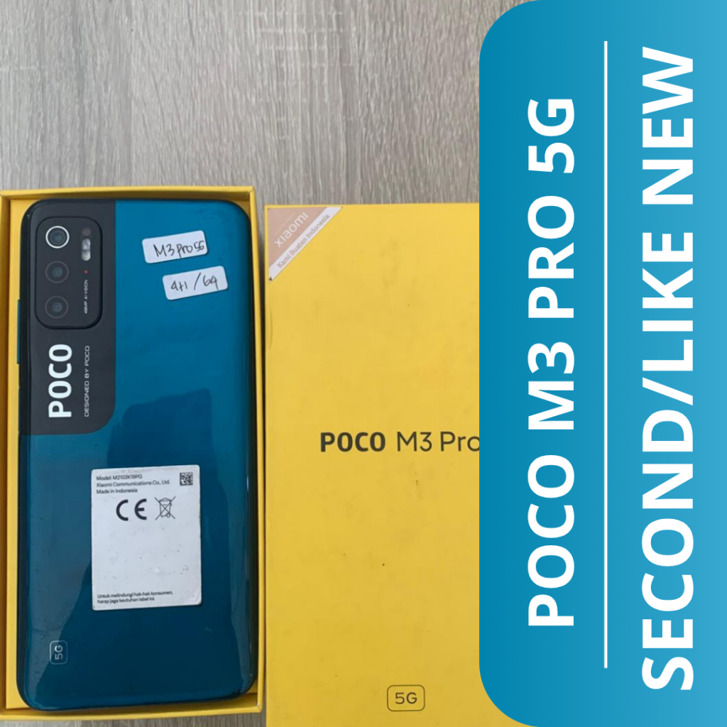 POCO M3 PRO 5G 4+1GB/64GB/ POCO M3 PRO 5G HP SECOND