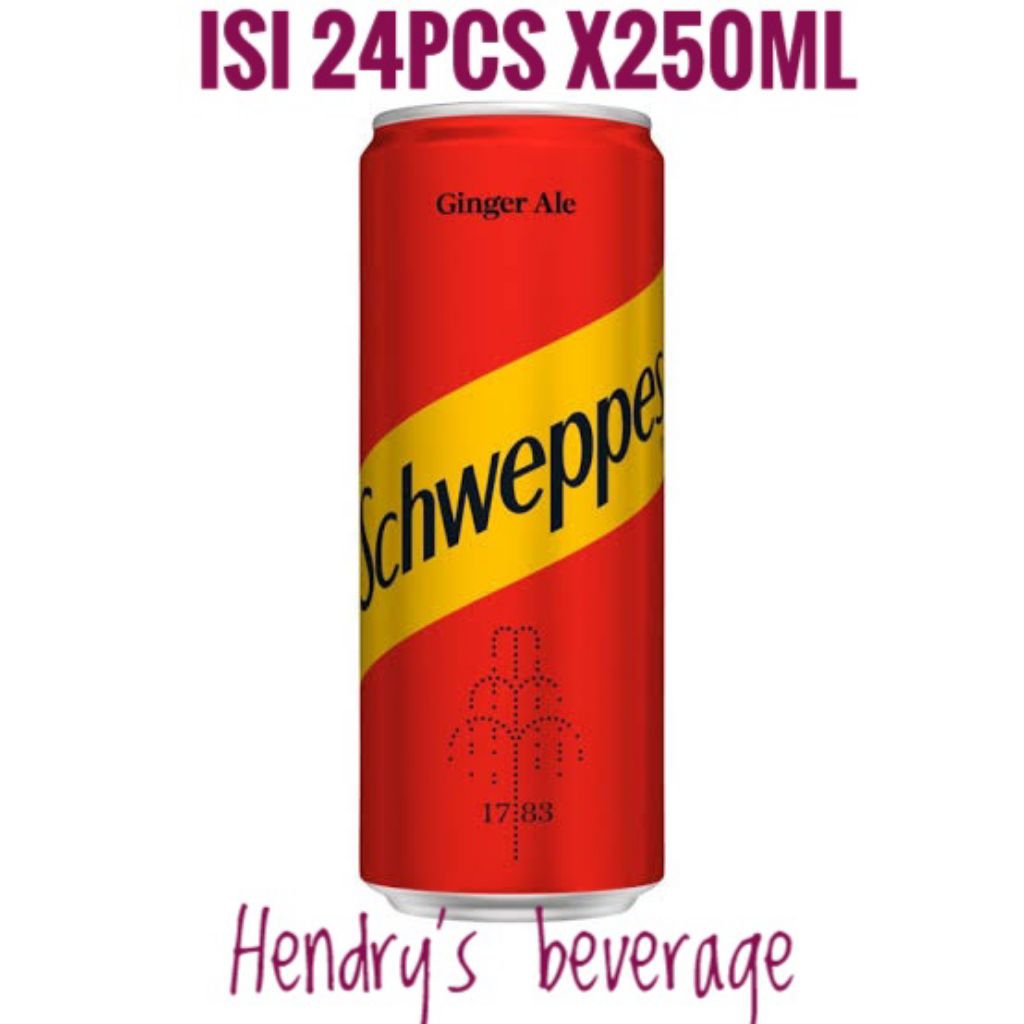 

Schweppes ginger ale | ginger ale | schweppes 1karton isi 24pcs