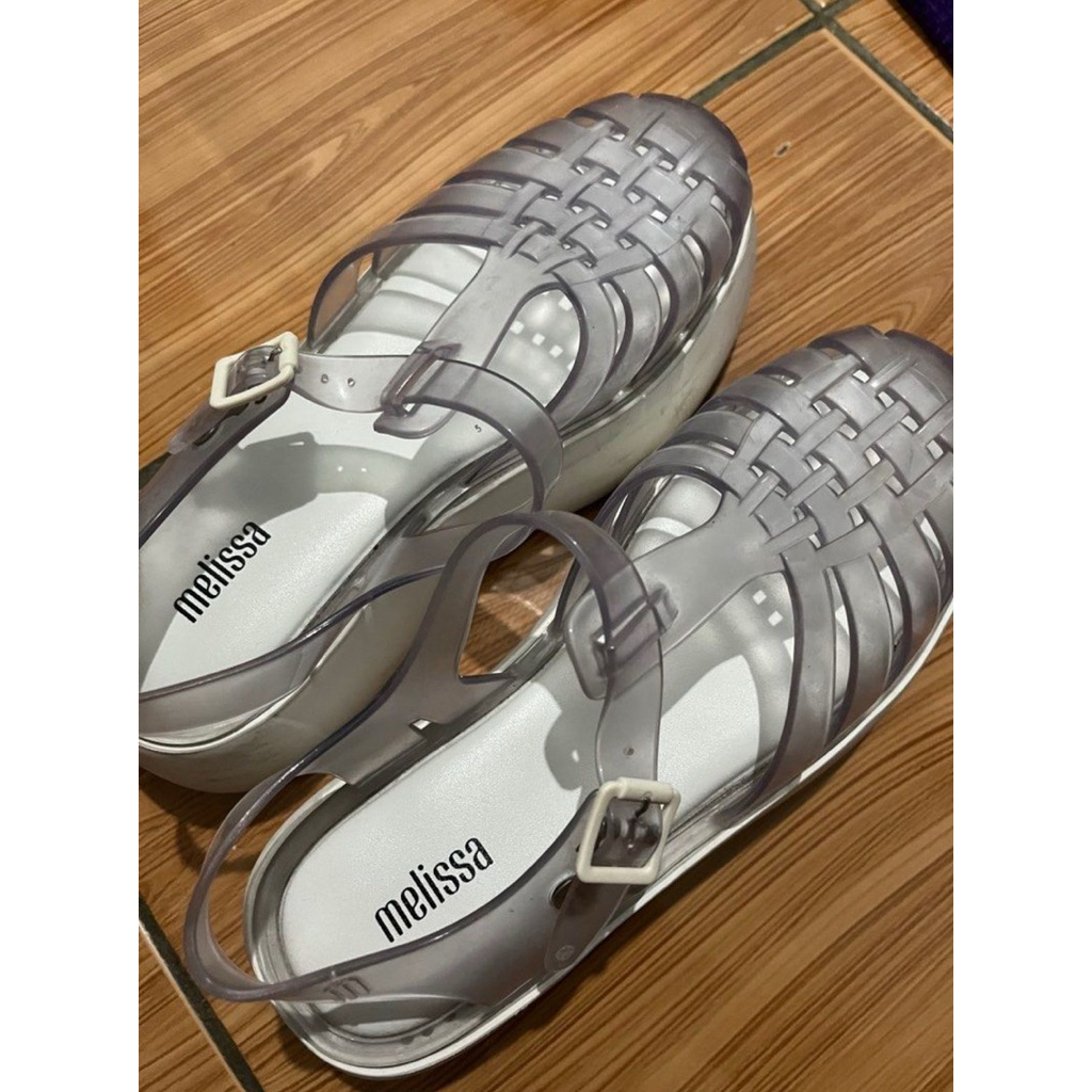 Melissa Possesion Plato Ad Clear-White (Preloved)