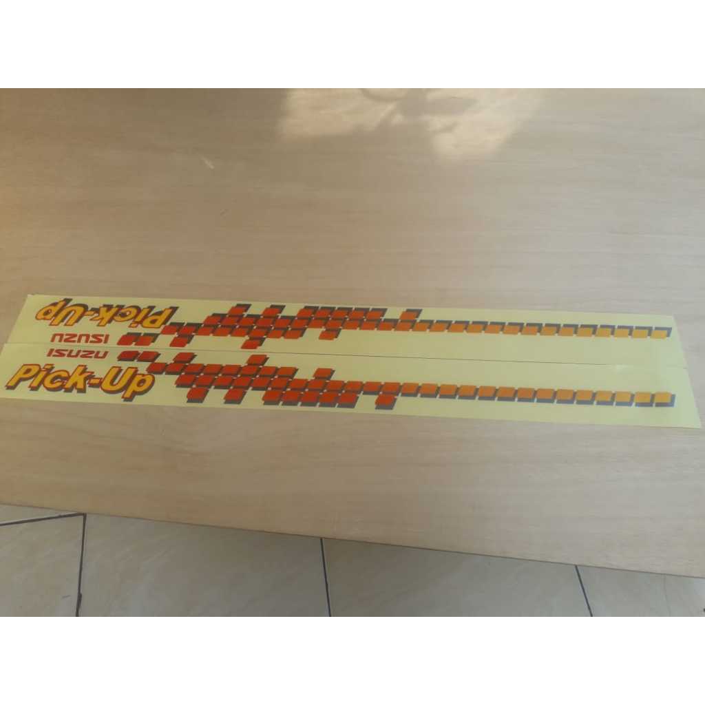 Stiker body Isuzu panther pick up/ Sticker mobil Panther pick up/stiker panther pick up isuzu pickup