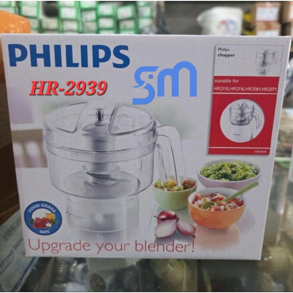 Chopper Blender Philips HR-2939 attachment HR2939 Tanpa mesin