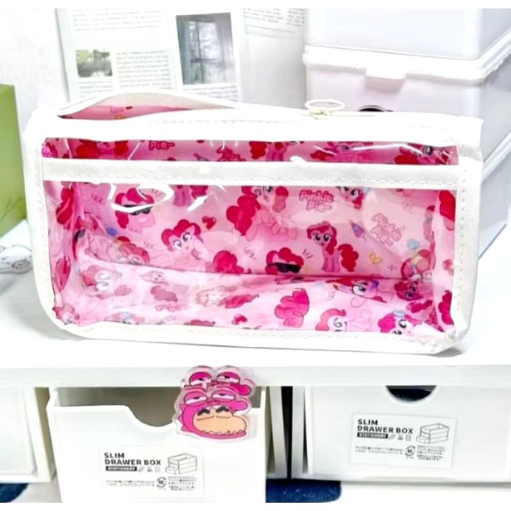 

Tempat Pensil unik warna cantik multifungsi pouch kosmetik alat make up kombinasi mika