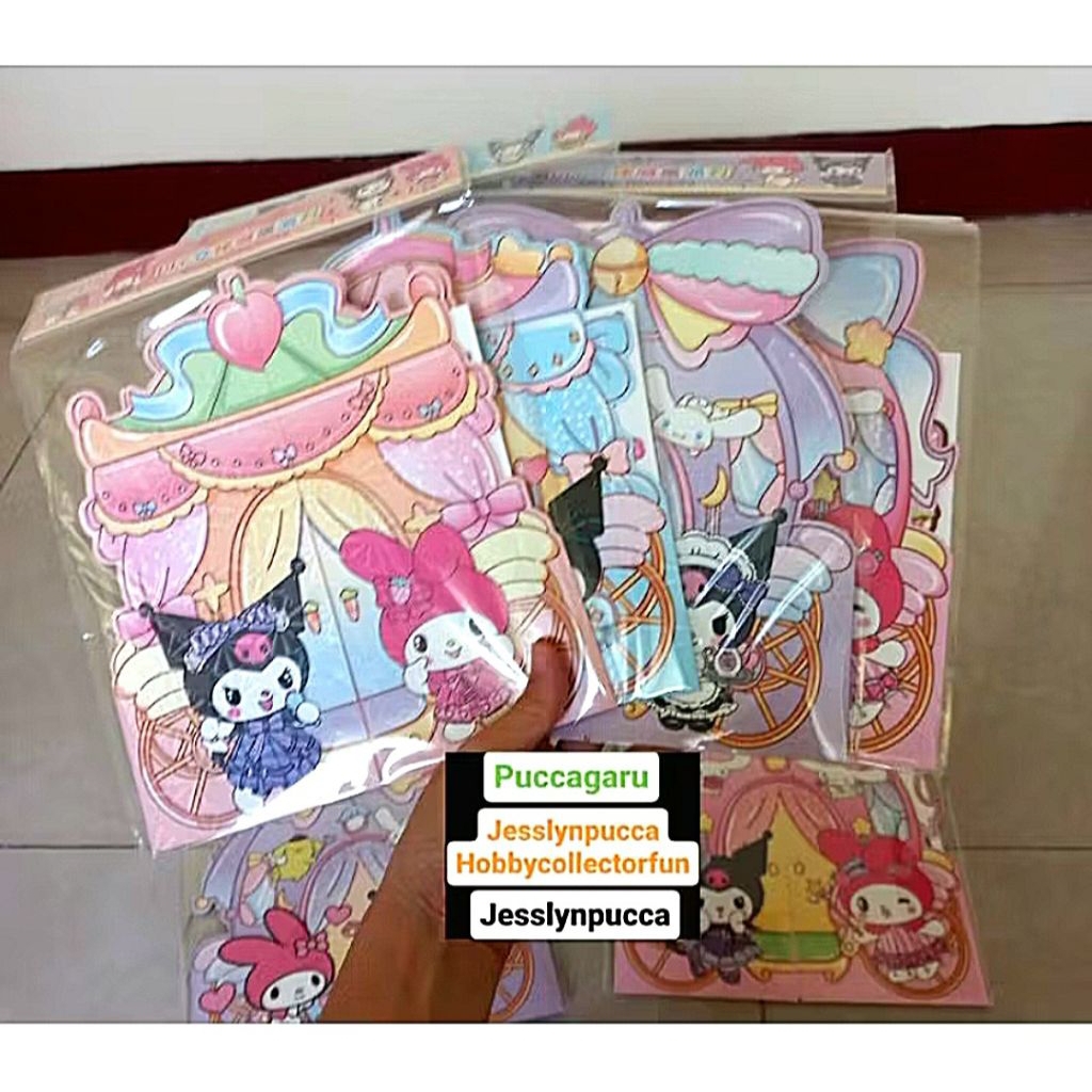 MAINAN JENDELA KERETA BESAR SANRIO DRESS UP CINNAMOROLL MELODY KUROMI POMPOMPURIN HELLO KITTY CINNAM