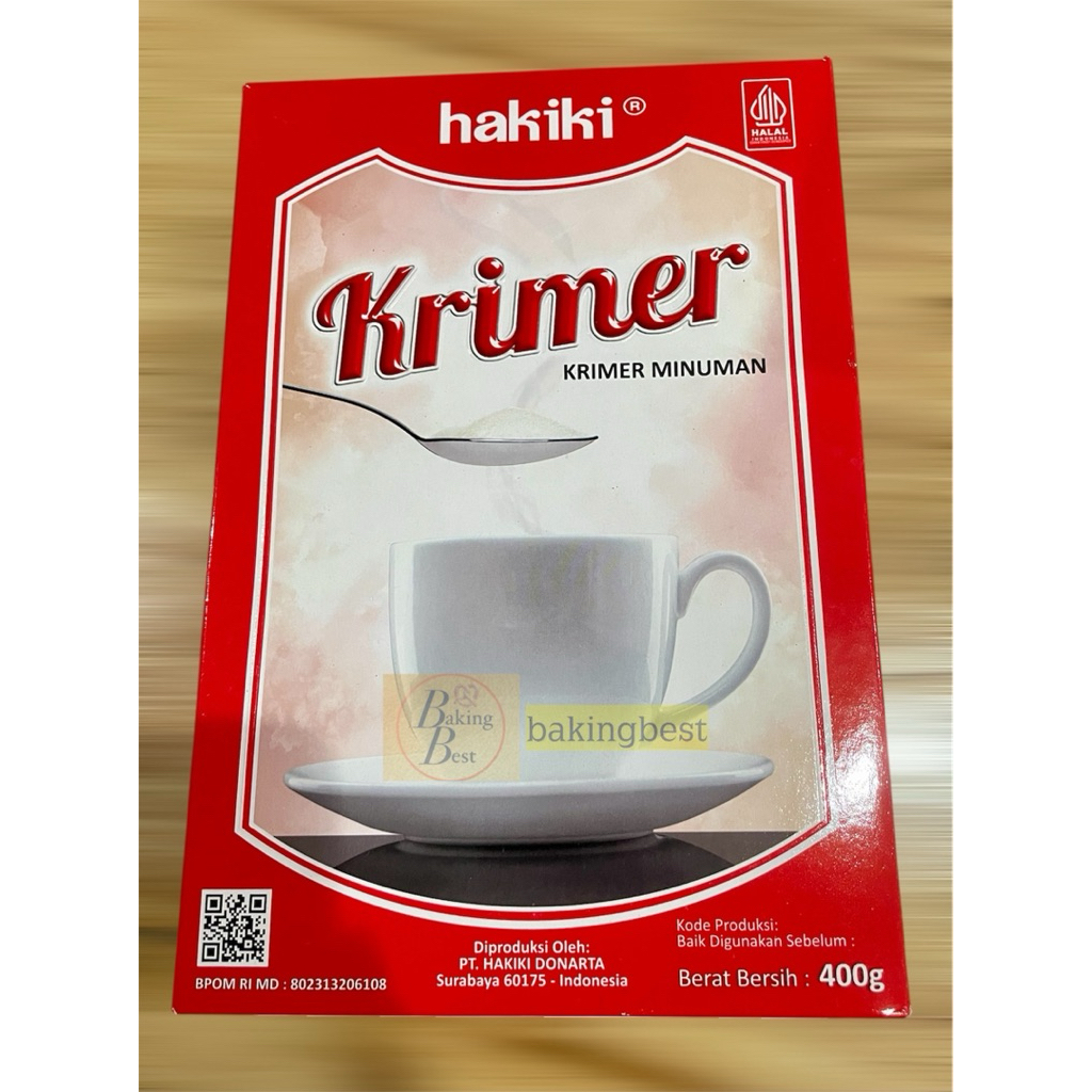 

KRIMER 400 gr Halal BPOM RI . Hakiki Krimer Minuman Serbaguna