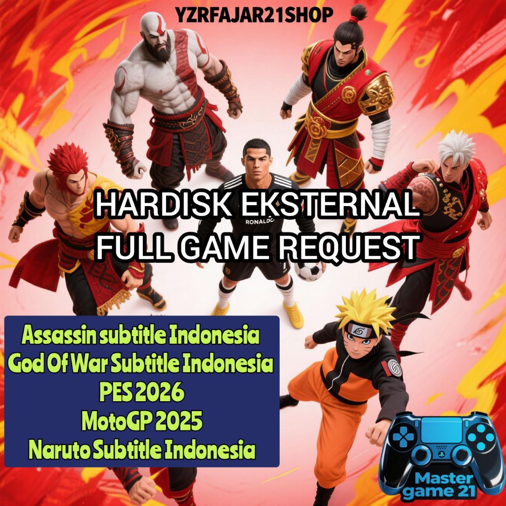 JASA ISI GAME PS4 HEN & JUAL HARDISK EKSTERNAL