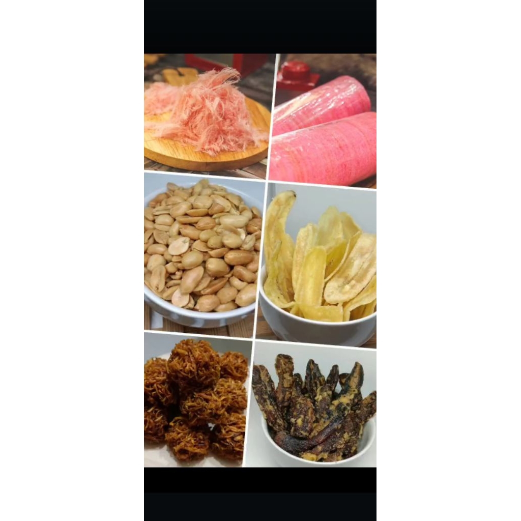 

cemilan pedas bandung sebring keripik kaca, endog lewo ,rambut nene