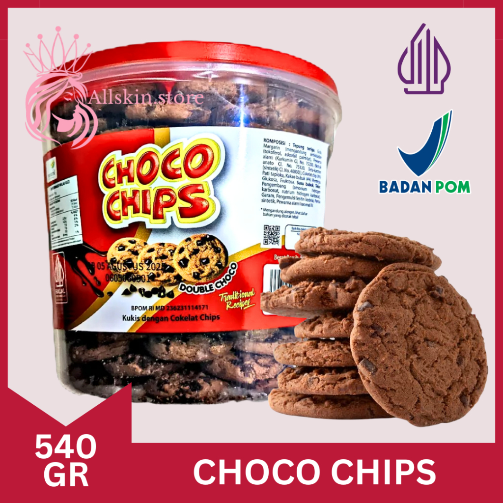 

[COD] CHOCO CHIPS TOPLES 540gr | COOKIES GOODTIME | SNACK COKLAT