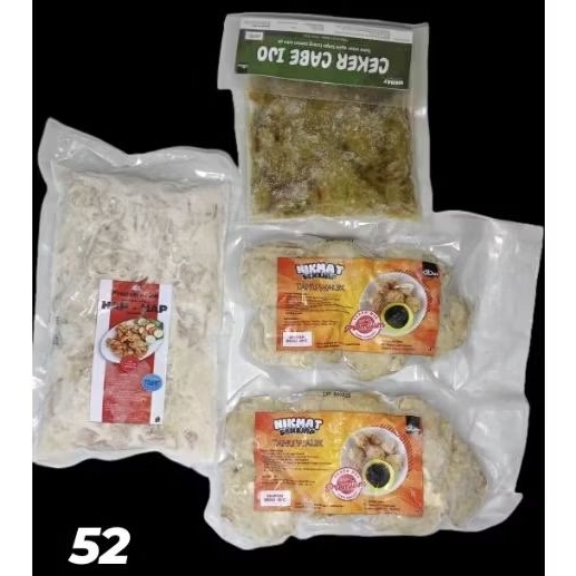

Paket Hemat Dbaloy No.52 | ceker cabe ijo 1,ayam lalap 1,tahu walik 2