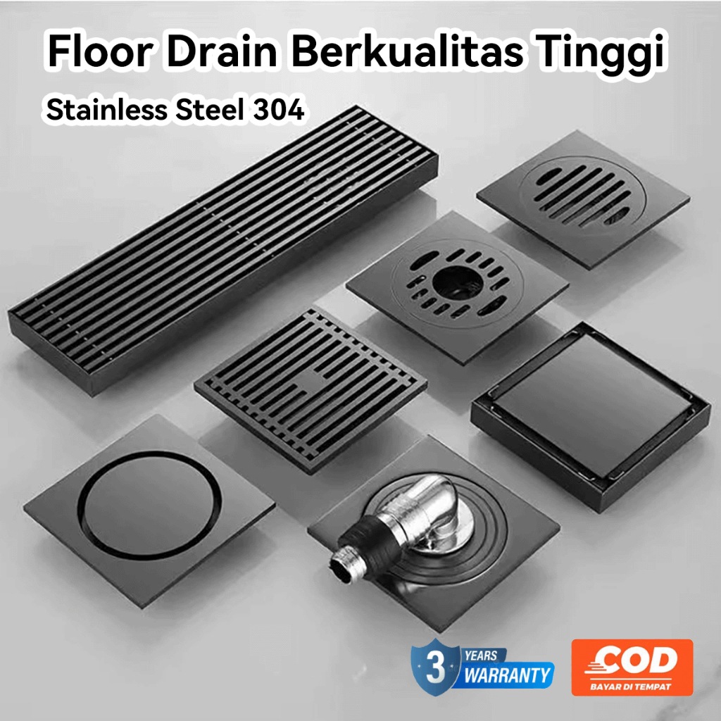 Floor Drain Kamar Mandi Full Set,Floor Drain Panjang,Floor Drain Tersembunyi,Floor Drain Mesin Cuci