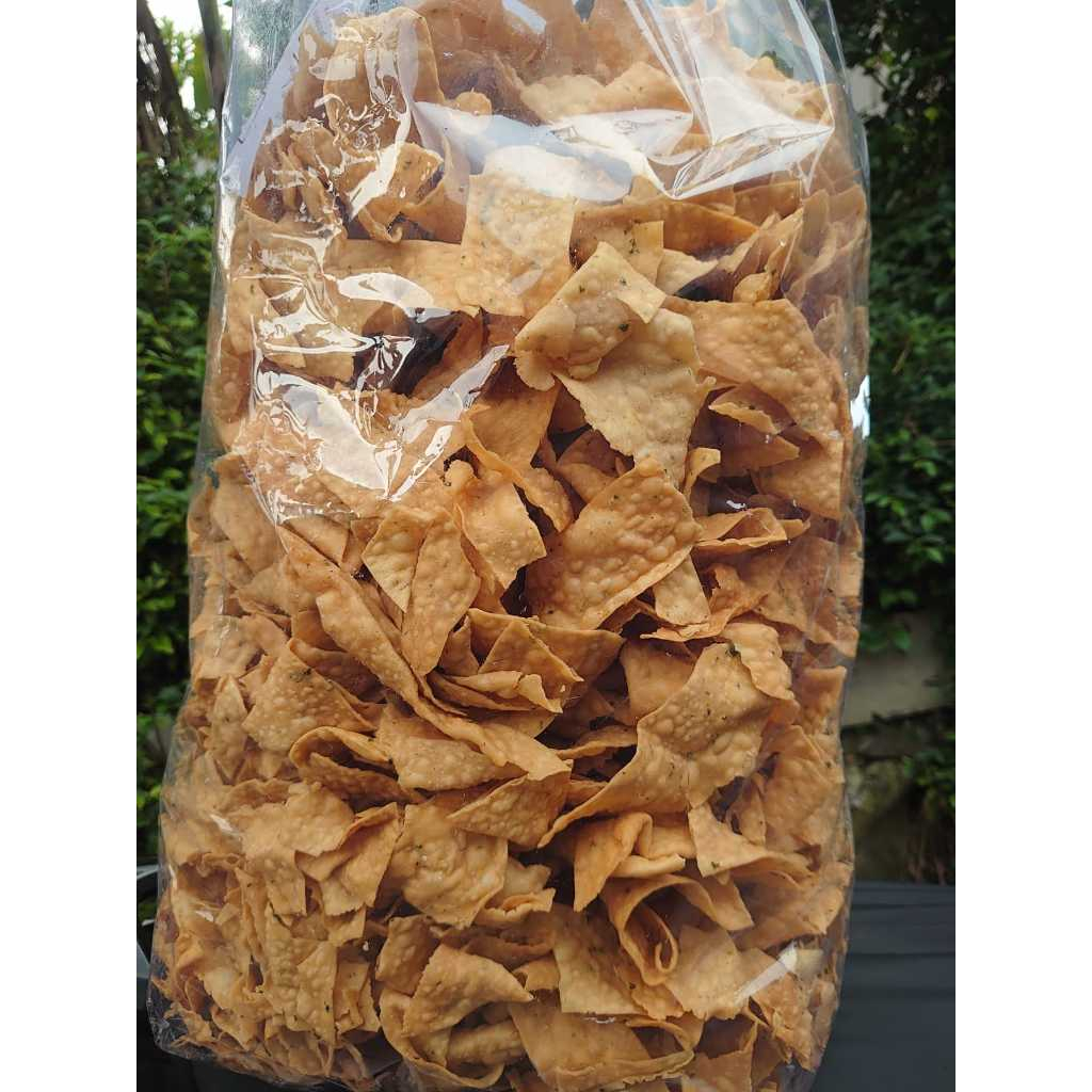 

Kripik Keripik Pangsit 500gr – Cemilan Keripik Bawang Renyah Gurih Kiloan | koesmart