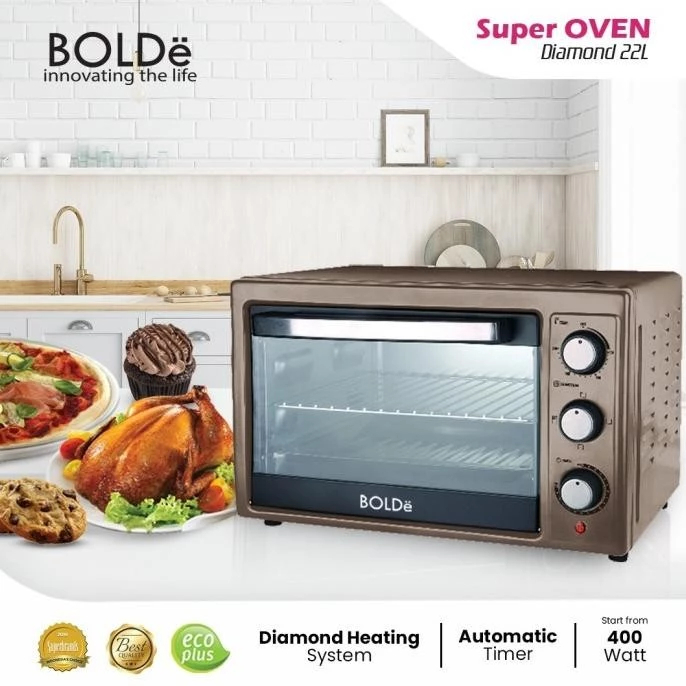Oven BOLDe 22 Liter / Oven Listrik BOLDe Garansi Resmi