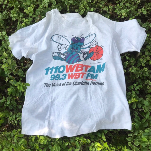 vintage charllote hornets tee