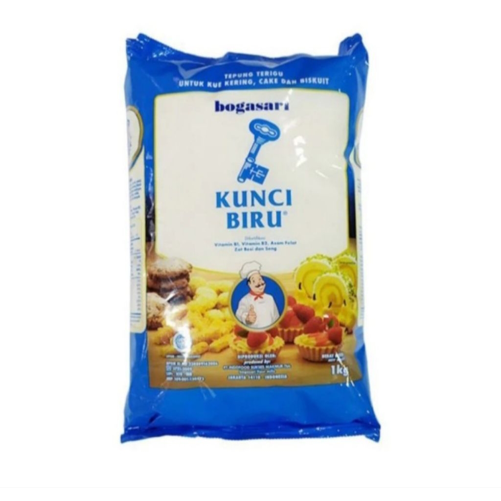 

Tepung Terigu KUNCI BIRU PREMIUM 1KG
