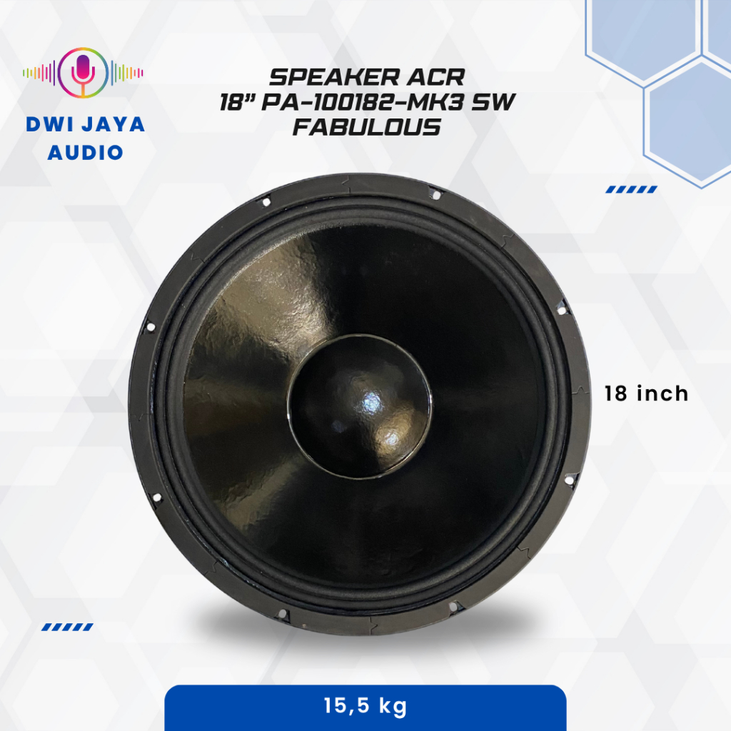 Speaker ACR 18" PA-100182-MK3 SW Fabulous | Spiker 18 inch