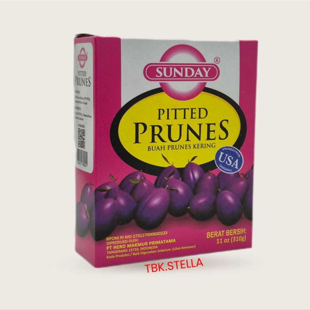 

SUNDAY PITTED PRUNES 310 GR