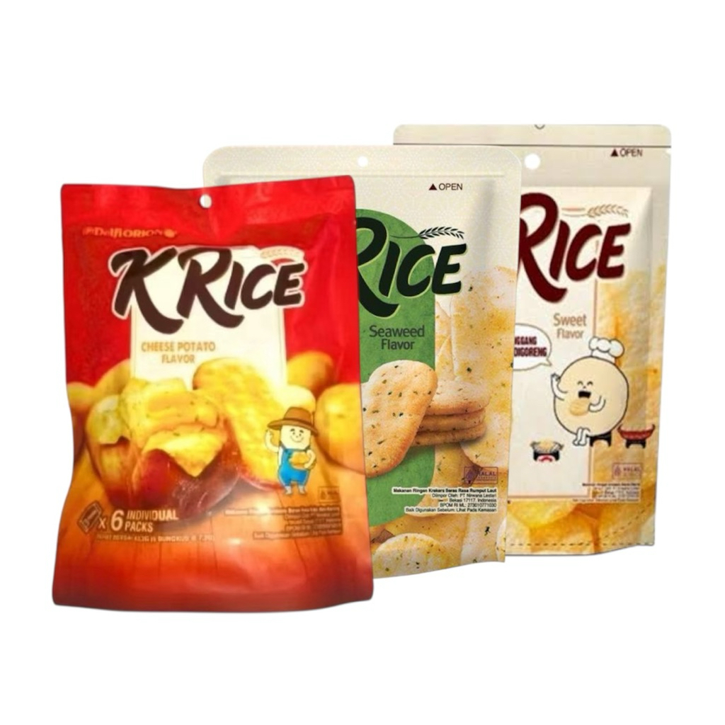 

KRice Delfi Orion K Rice Crackers Beras Isi 6 Packs